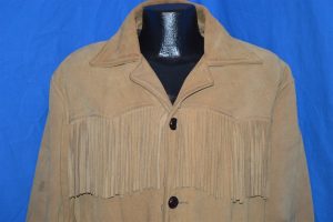 leather tassel jacket