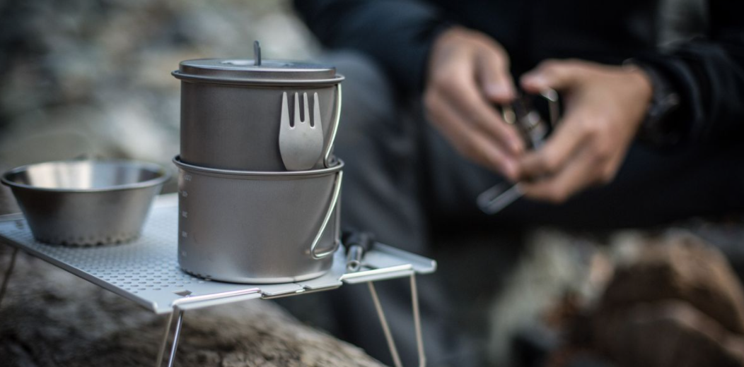camping pots and pans