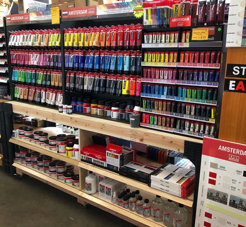 Visiting Online Art Supplies Stores to Choose Different Items of your