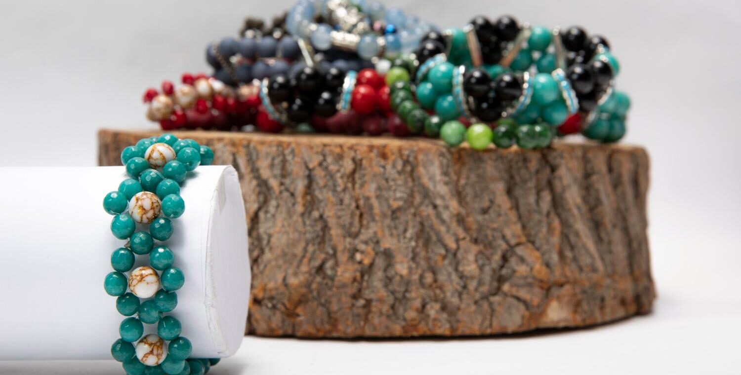 green jasper bracelet