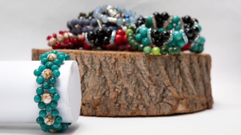 green jasper bracelet