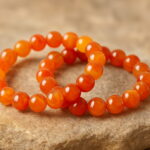orange agate bracelets